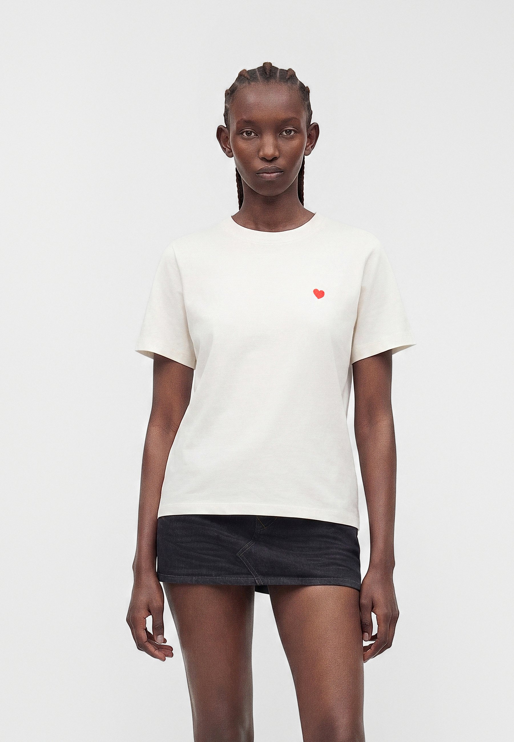 JDY JDYPISA S/S PRINT TOP JRS NOOS - T-shirt print - cloud dancer
