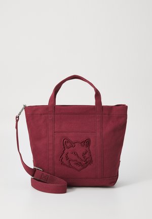 Maison Kitsuné FOX HEAD SMALL TOTE UNISEX - Sac à main - redstar