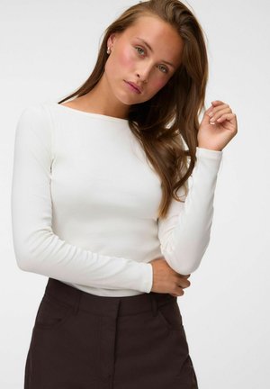 Vero Moda, T-SHIRT AWTHEA TOP - Langærmet T-shirt - snow white