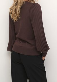 Kaffe Strickpullover - brown
