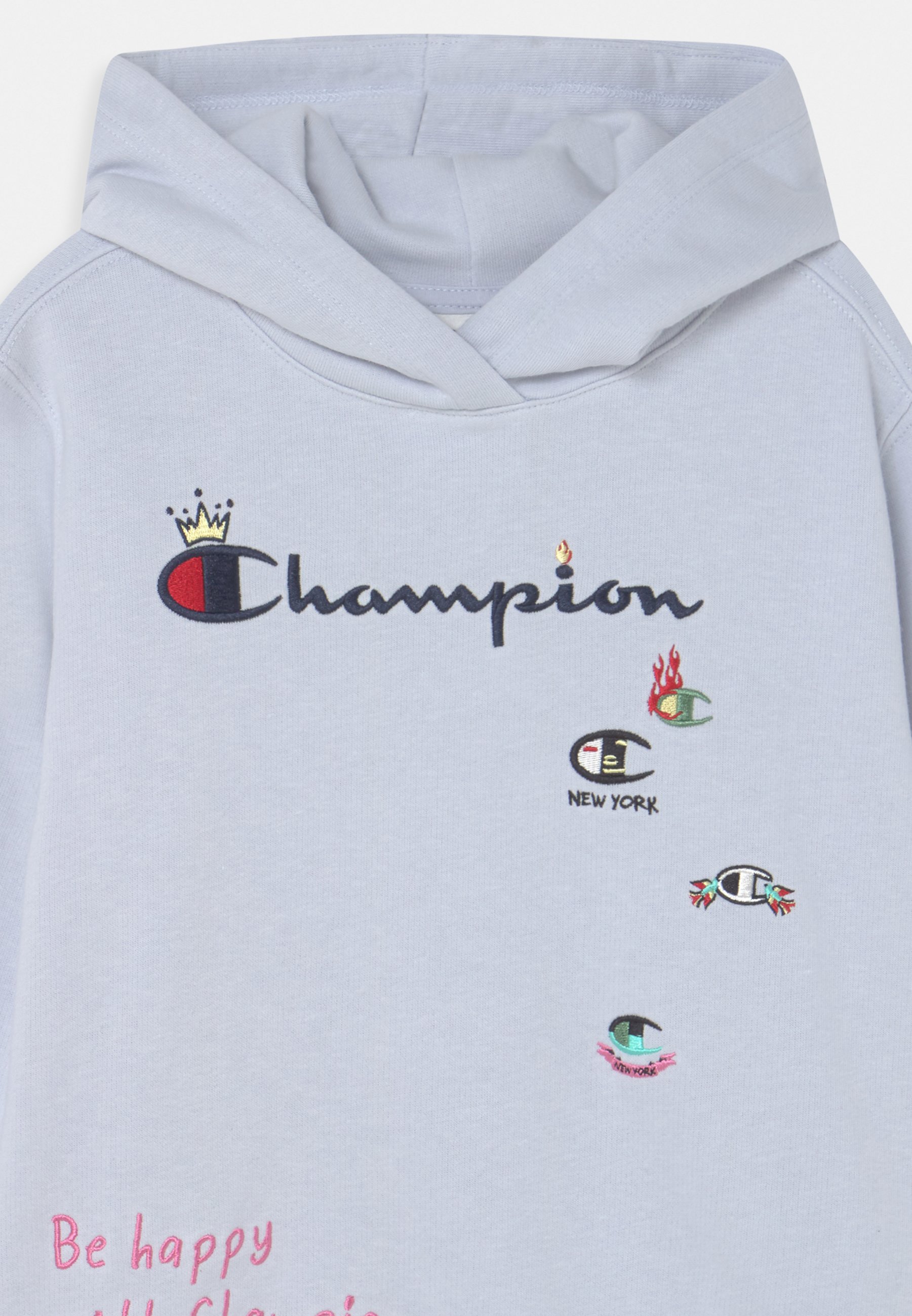 Champion Rochester STITCHED WITH LOVE HOODED - Felpa - light blue/celeste -  Zalando.it