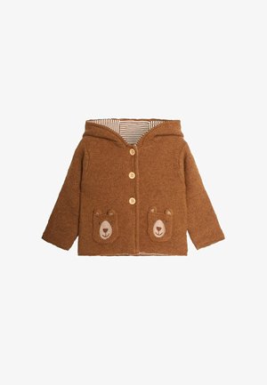 BEAR REGULAR FIT - Vesta na kopčanje - brown