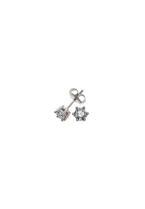 SOLITÄR OHRSTECKER 6-GRIFF-FASSUNG BRILLANTEN 0.50CT. 6.5MM - Orecchini - weißgoldfarben