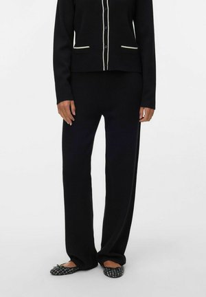 MITTLERE TAILLE - Pantalon classique - black