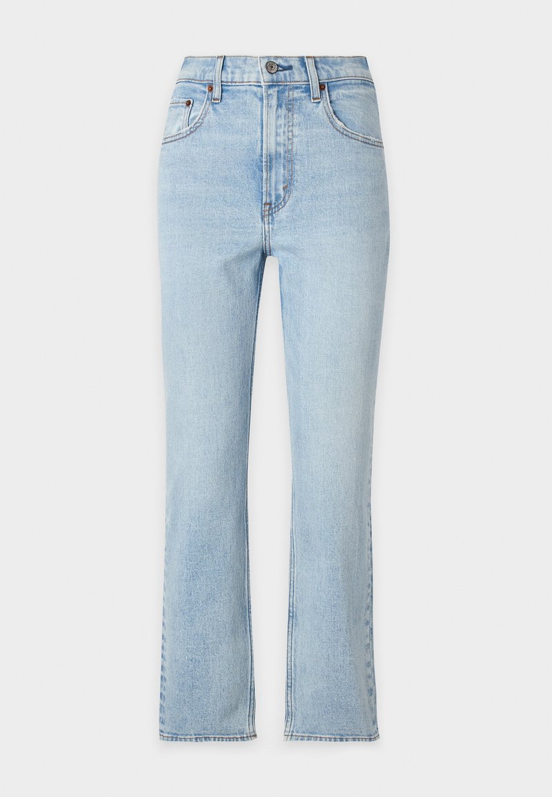 Abercrombie & Fitch Ultra High Rise Ankle Straight Jean - Relaxed fit ...