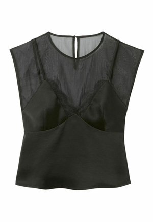 FLUIDE DÉTAILS  - Camicetta - noir