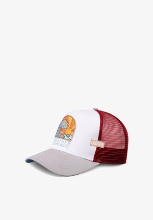 TRUCKER STUPID WAVE - Cap - white grey