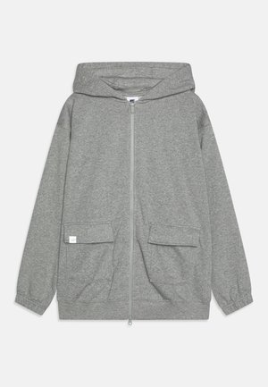 Nike Sportswear, DANCE - Φούτερ με φερμουάρ - dark grey heather
