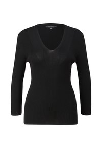 comma Strickpullover - schwarz