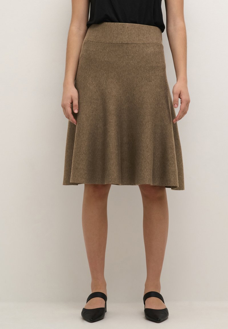 Jupe aspect cuir marron clair Missguided taille 8