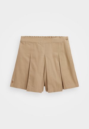 PLEATED CHINO CULOTTE SHORT - Falda acampanada - vintage khaki