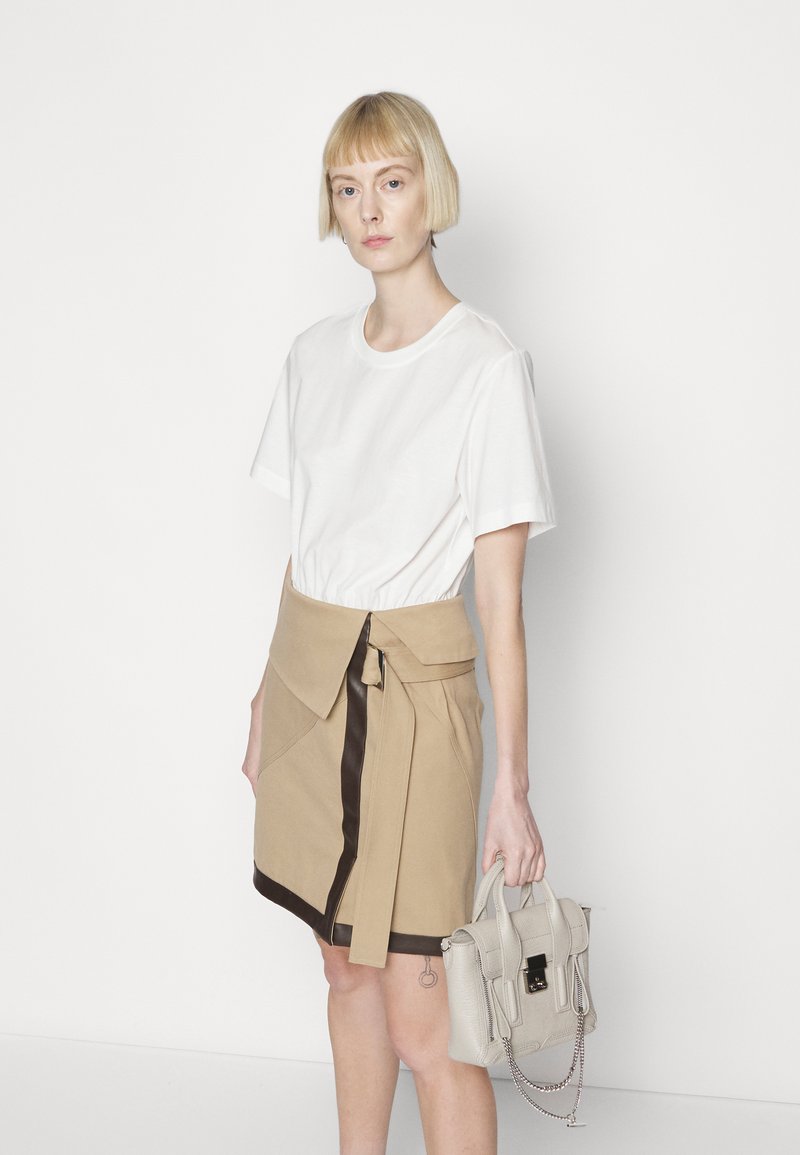Damen Kleider | 3.1 Phillip Lim COMBO DRESS Freizeitkleid khaki - OG82394 Damen Kleider | 3.1 Phillip Lim COMBO DRESS Freizeitkleid khaki - OG82394