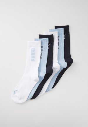 LOGO CREW SOCK UNISEX 6 PACK - Ponožky - blue/navy/white