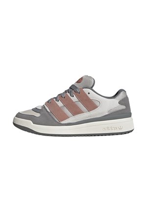 adidas Originals FORUM PUFFED - Sneakers basse - core white warm clay grey three