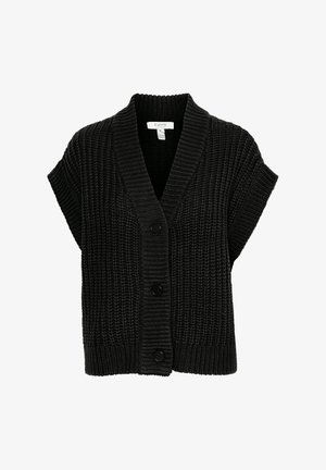 b.young BYOTINKA WAISTCOAT - - Strickjacke - black