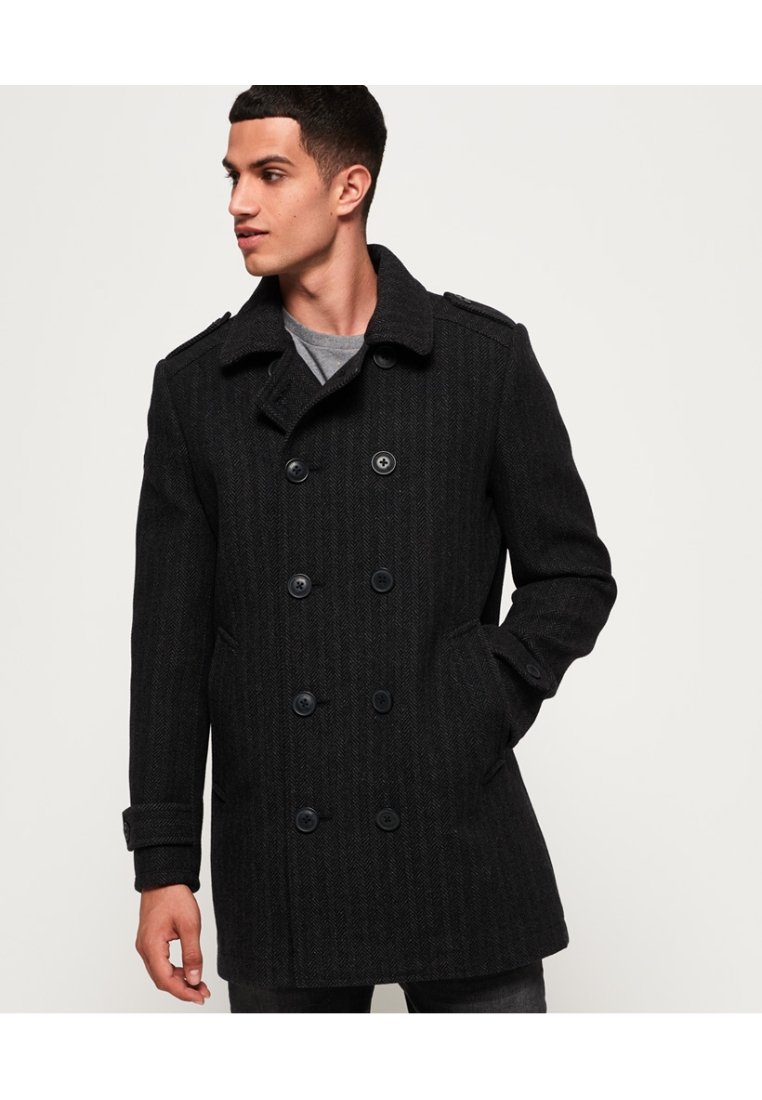 Short coat - grey herringbone/grey 