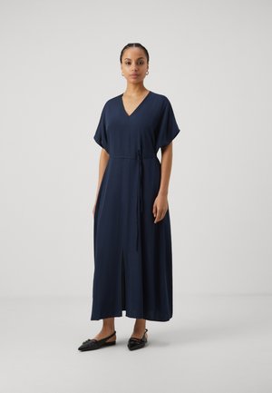 SLFDOLLY ANKLE TIE DRESS  - Maxi dress - dark sapphire