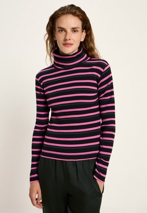 ROLLKRAGEN  - Long sleeved top - black  pink