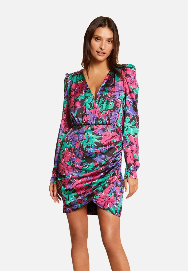 Morgan DRAPED FITTED WITH FLORAL PRINT - Robe de soirée - multi ...