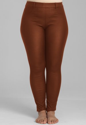 DUBLIN COATED - Stoffhose - cognac