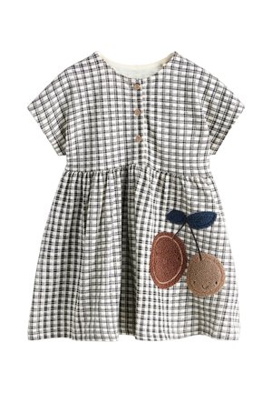 Next REGULAR FIT  SHORT SLEEVE  - Džersejové šaty - chocolate brown