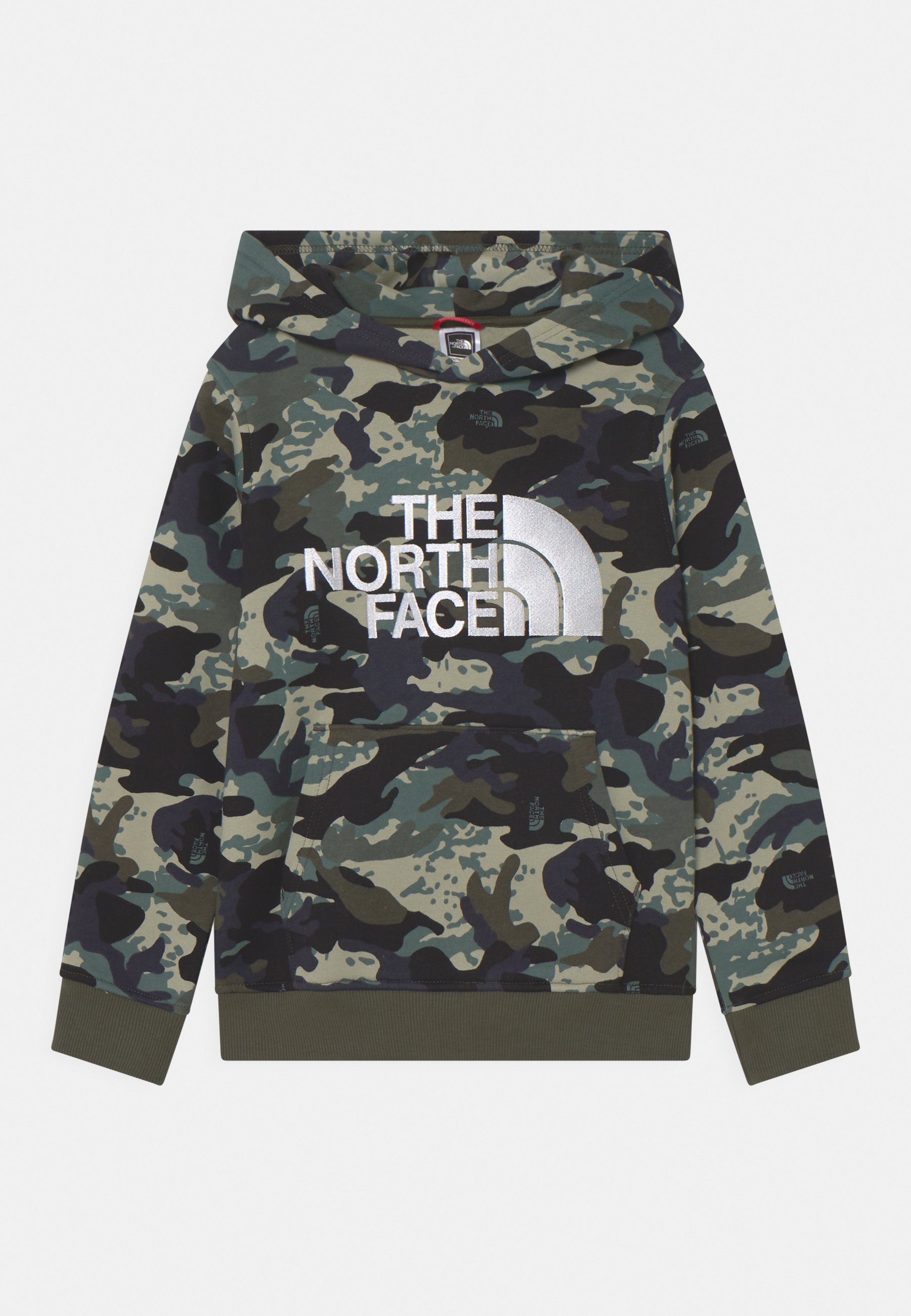 The North Face TEENS DREW PEAK HOODIE - Zip-up sweatshirt - new taupe  green/khaki - Zalando.de