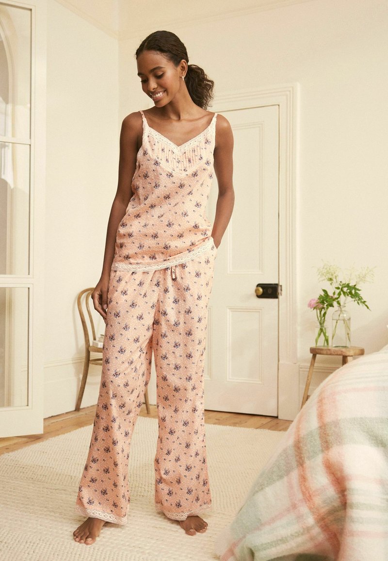 Laura Ashley TEXTURED  - SET - Pigiama - orange wilmcote print