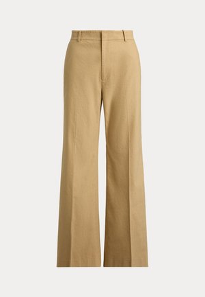 Polo Ralph Lauren, STRETCH COTTON-LINEN BEATON PANT - Παντελόνι - classic camel