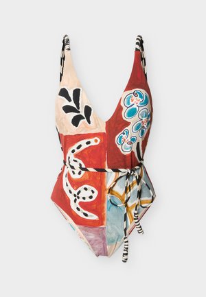 MICHELLE V NECK ONE PIECE - Peldkostīms - multi