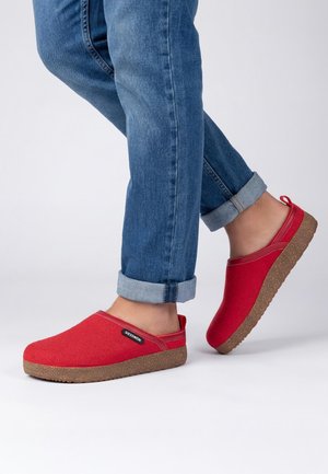 Giesswein WOOL CLOGS - Hausschuh - rot
