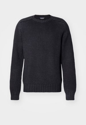CREW NECK - Jumper - black