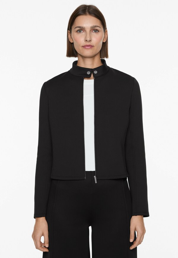 BRUSHED NEOPRENE-EFFECT - Trainingsjacke