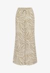 SLSHIRLEY WIDE PRINTED - Παντελόνι - white pepper animal