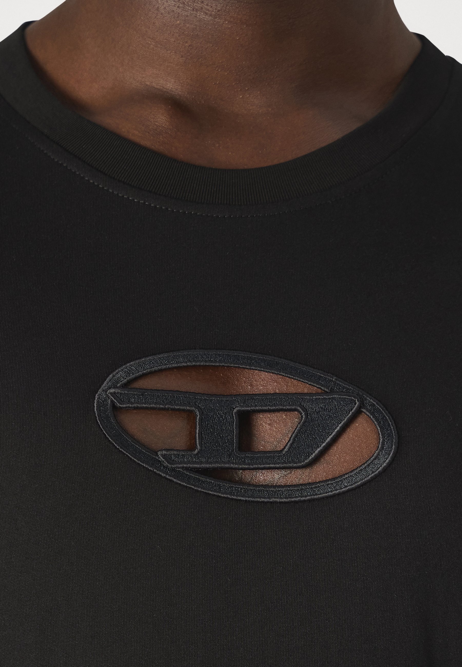 Diesel BOX UNISEX - Print T-shirt - black - Zalando