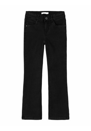 Tiesaus kirpimo džinsai - black denim