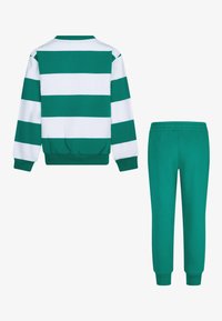 Nike Sportswear CLUB STRIPE CREW UNISEX SET - Spodnji deli trenirk - malachite