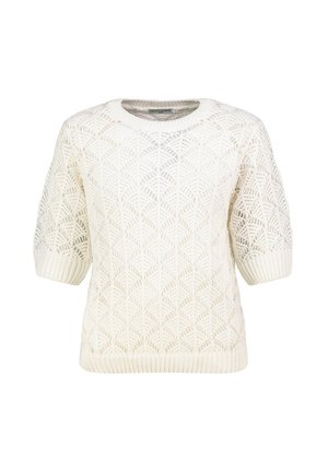 MIT DREIVIERTELÄRMELN - Jumper - light beige