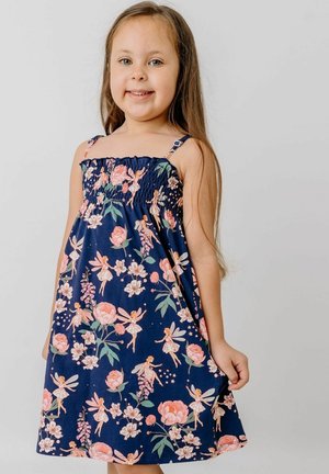 Walkiddy, FAIRIES AND FLOWERS-SLEEVELESS DRESS - Day dress - dark blue