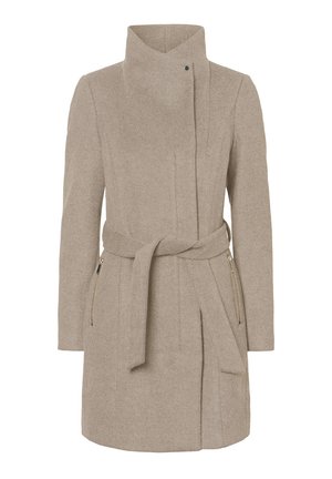 Vero Moda VMTWODOPE BELT JACKET - Manteau court - silver mink