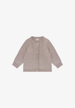 CeLaVi, CARDIGAN - KNITTED UNISEX - Strickjacke - mocha meringue melange