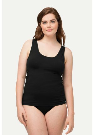 ESSENTIAL ROUND NECK TANK - Top - black