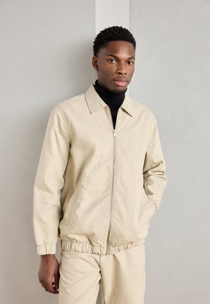 ZIP THROUGH OVERSHIRT - Veste mi-saison - light stone