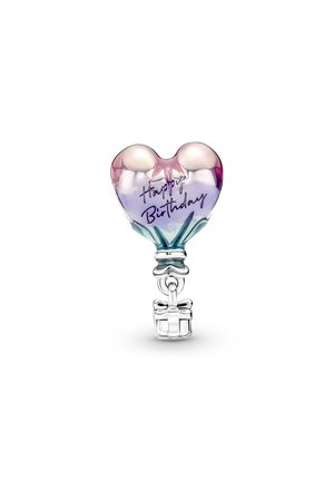 HAPPY  BIRTHDAY HOT AIR BALLOON - Charm - silver coloured