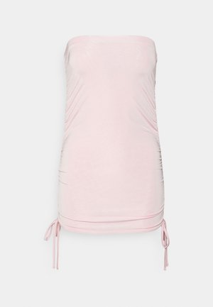 SLINKY RUCHED MINI SKIRT - Saia lápis - baby pink