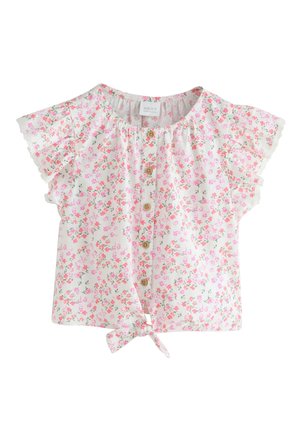 Next, REGULAR FIT - TIE FRONT - Bluse - pink floral
