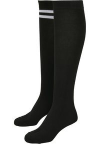 Urban Classics - 2 PACK - Knee high socks - black Thumbnail Image 1