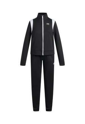 Under Armour, UNDER ARMOUR TWO PIECE SETS G KNIT TRACKSUIT - Trainingspak - black