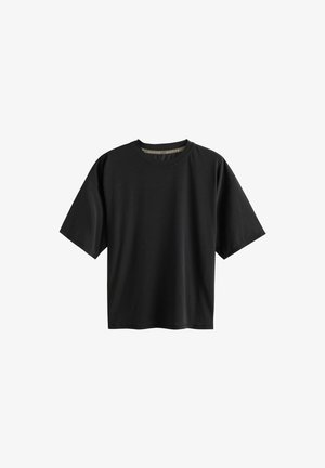 Next, REGULAR FIT - ACTIVE BOXY CREW NECK SHORT SLEEVE T-SHIRT - Lihtne T-särk - black
