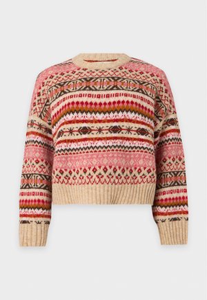Barbour, SCOTTISH MADE OVERTON JUMPER - Pullover - raspberry