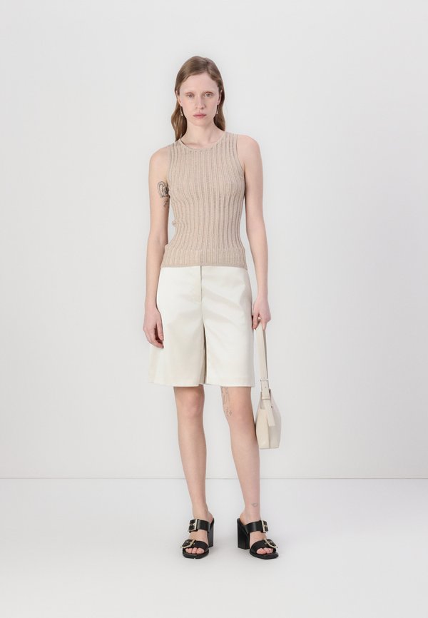 PANTALONI TROUSERS - Shorts - ceramic ivory3